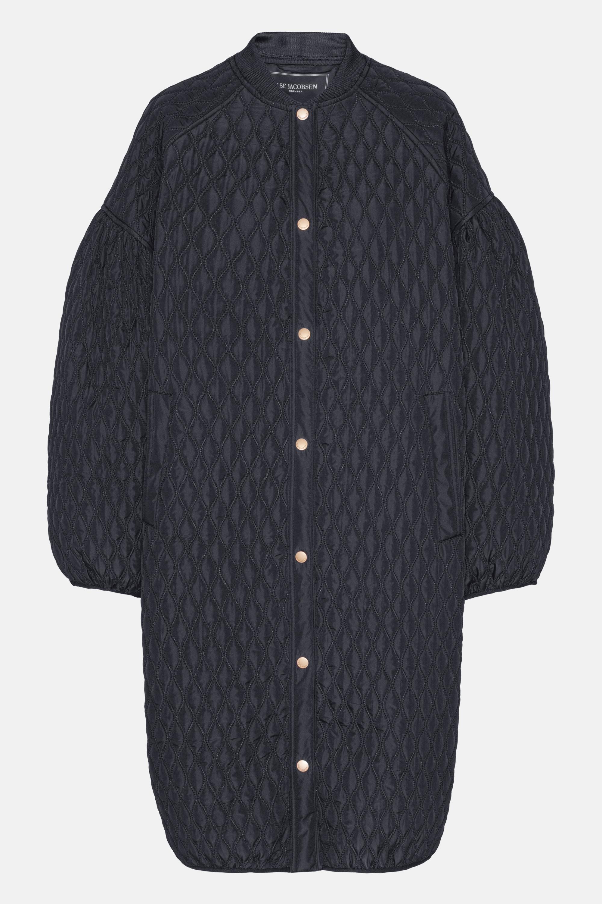 Lang Vattert Jakke - Dark Indigo